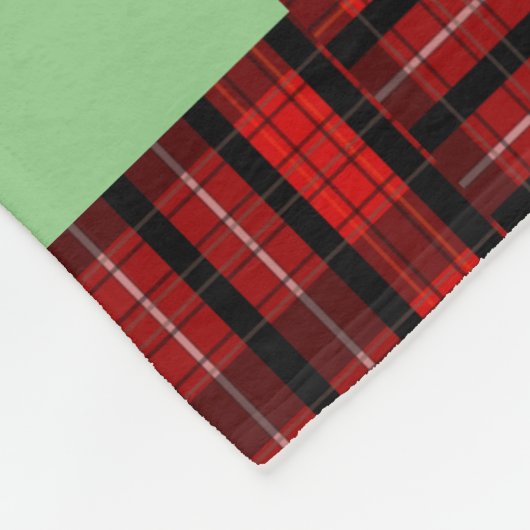 Gepersonaliseerde Familie Kerst Boerderij 2.0 Fleece Deken (Hoek)