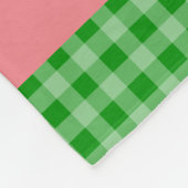 Gepersonaliseerde Familie Kerst Boerderij Fleece Deken (Hoek)