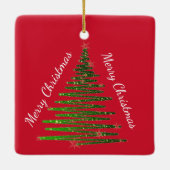Gepersonaliseerde familie kerst ornament (Achterkant)