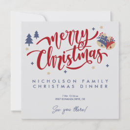 Gepersonaliseerde Familie Kerstmis met Foto Kaart