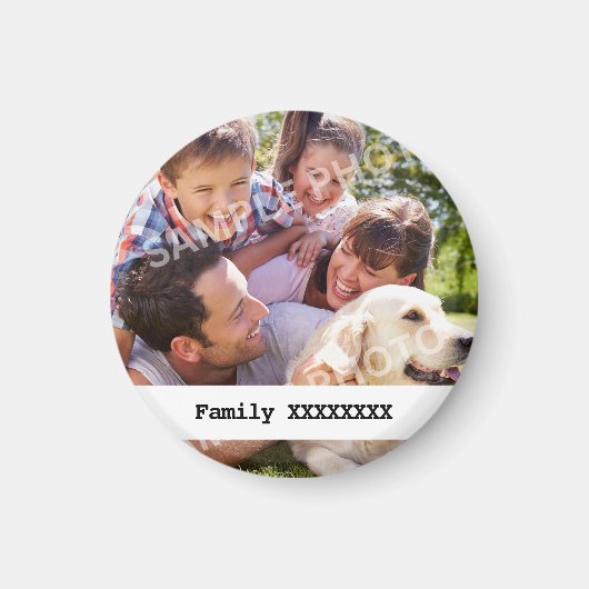 Gepersonaliseerde Familie Magneet (Voorkant)