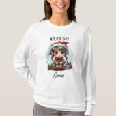 Gepersonaliseerde Familie Matching Kerst Elf T-shirt (Voorkant)