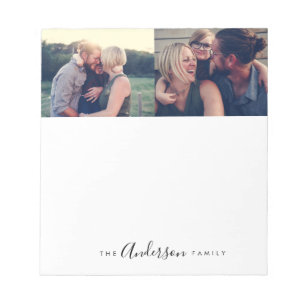 Gepersonaliseerde familie notitieblok