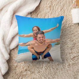 Gepersonaliseerde familie/paar foto kussen