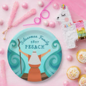 Gepersonaliseerde familie Pascha Moses Parting Wat Papieren Bordje (Feest)