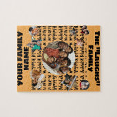 Gepersonaliseerde familie puzzel