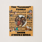 Gepersonaliseerde familie puzzel legpuzzel