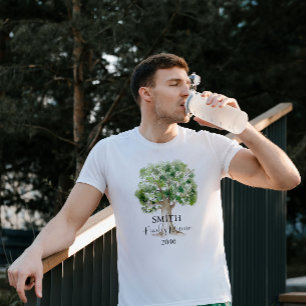 Gepersonaliseerde familie reünie boom t-shirt