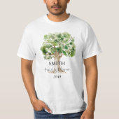 Gepersonaliseerde familie reünie boom t-shirt (Voorkant)