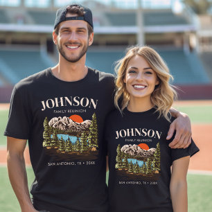 Gepersonaliseerde Familie Reünie Camping Trip Matc T-shirt