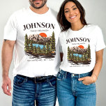 Gepersonaliseerde Familie Reünie Camping Trip Matc T-shirt<br><div class="desc">Introductie van de ultieme uitrusting voor uw memorabele familiereünie camping avontuur - onze gepersonaliseerde Family Reunion Camping Trip Matching T-Shirts! Gemaakt voor diegenen die elk moment samen doorbrengen onder de open hemel, deze aangepaste shirten zijn meer dan alleen kleding; ze zijn een symbool van je gedeelde reis, tot in de...</div>