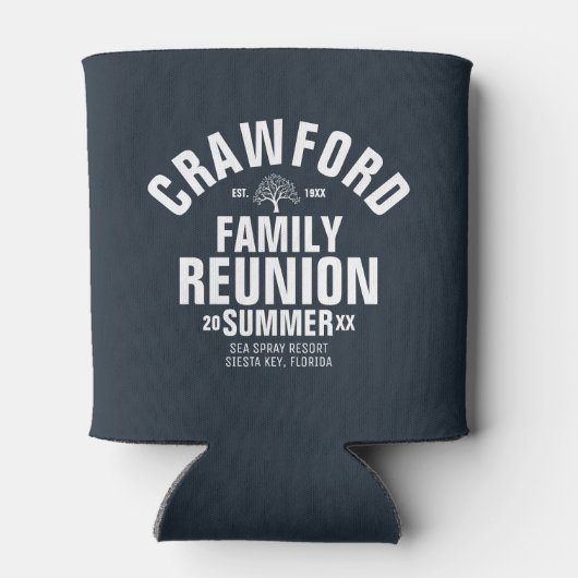 Gepersonaliseerde familie reünie koeler (Achterkant)