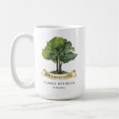Gepersonaliseerde familie reünie neven boom aanden koffiemok (Links)