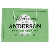 Gepersonaliseerde familie reünie verzamelen boom s groot cadeauzakje (Achterkant)