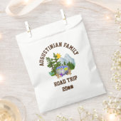 Gepersonaliseerde familie Road Trip Van Life Bedankzakje (Geknipt)