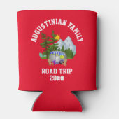 Gepersonaliseerde familie Road Trip Van Life Blikjeskoeler (Achterkant)