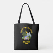 Gepersonaliseerde familie Road Trip Van Life Tote Bag (Achterkant)