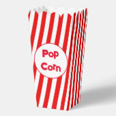 Gepersonaliseerde familie theater popcorn bedankdoosjes (Achterkant)