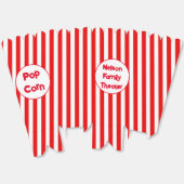 Gepersonaliseerde familie theater popcorn bedankdoosjes (Ongevouwen)