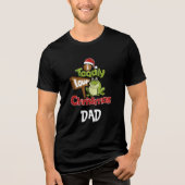 Gepersonaliseerde familie Toadly Love KerstDad Tri-Blend Shirt (Voorkant)