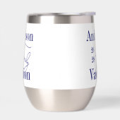 Gepersonaliseerde Familie Vakantie Marine en Wit (Links)