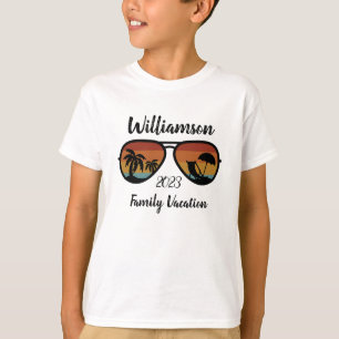 Gepersonaliseerde familie vakantie T-Shirt