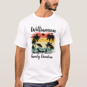 Gepersonaliseerde familie vakantie T-Shirt