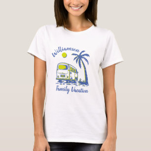 Gepersonaliseerde familie vakantie T-Shirt