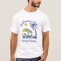 Gepersonaliseerde familie vakantie T-Shirt