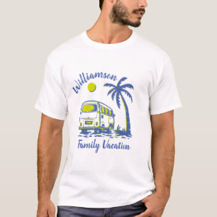 Gepersonaliseerde familie vakantie T-Shirt