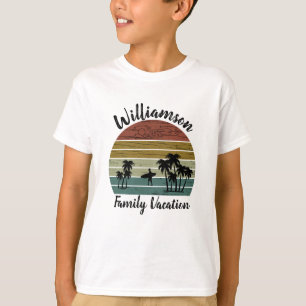 Gepersonaliseerde familie vakantie T-Shirt