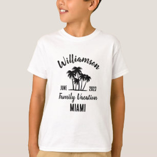Gepersonaliseerde familie vakantie T-Shirt