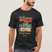 Gepersonaliseerde familie vakantie T-Shirt (Voorkant)