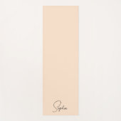 Gepersonaliseerde Familie voegt jouw naam toe Roze Yogamat (Voorkant)