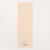 Gepersonaliseerde Familie voegt jouw naam toe Roze Yogamat (Achterkant)