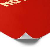 Gepersonaliseerde Familie Zegeningen Kerstteken Poster (Hoek)