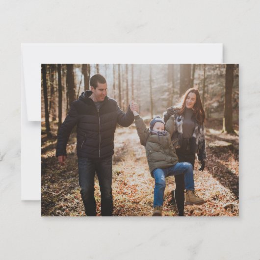 Gepersonaliseerde familieartikelen notitiekaartje (Achterkant)