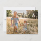 Gepersonaliseerde familieartikelen notitiekaartje (Achterkant)