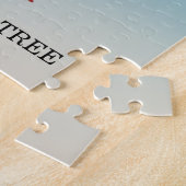 Gepersonaliseerde familieboom puzzle legpuzzel (Zijkant)