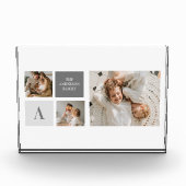 Gepersonaliseerde familiecollage fotoblokken (Voorkant)