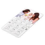 Gepersonaliseerde familiefoto 2018 Kalender Magnee Magneet (Linkerzijde)