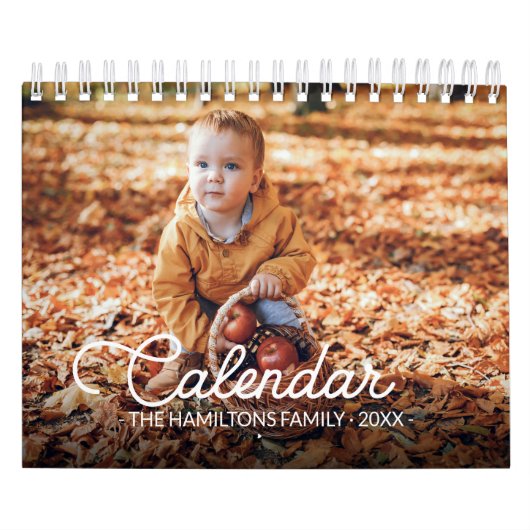 Gepersonaliseerde familiefoto 2025 kalender (Hoes)