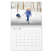 Gepersonaliseerde familiefoto 2025 kalender (Jan 2026)