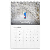 Gepersonaliseerde familiefoto 2025 kalender (Feb 2026)