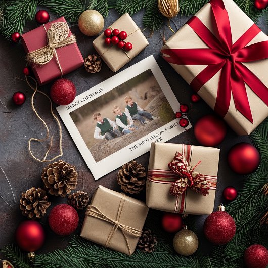 Gepersonaliseerde familiefoto briefkaart