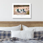 Gepersonaliseerde familiefoto canvas afdruk (Insitu (Slaapkamer))