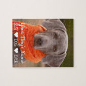 Gepersonaliseerde familiefoto legpuzzel (Horizontaal)