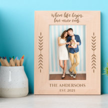 Gepersonaliseerde Familiefoto Lijst met Aangepaste