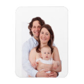 Gepersonaliseerde familiefoto magneet (Verticaal)