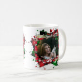 Gepersonaliseerde familiefoto met kerstmis koffiemok (Voorkant rechts)